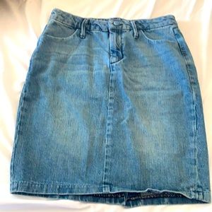 Gap denim pencil skirt